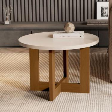 Imagem de Mesa de Centro JB 8001 Apoio Redonda Mesinha Centro Decorativa de Sala