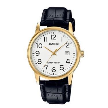 Imagem de Relógio Casio Dourado Preto Masculino MTP-V002GL-7B2UDF