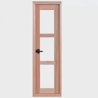 Imagem de Janela de Madeira Maxim-Ar 110x30cm Pivotante Caixilho 9,4cm ewk JP63 Rondosul