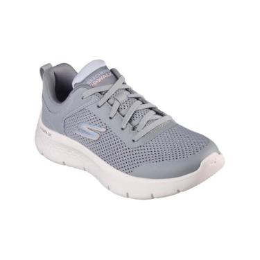 Imagem de Tênis de Caminhada Feminino Skechers GO WALK FLEX, Cinza, 36