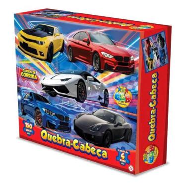 Imagem de Quebra-cabeça 150pçs carros de corrida - GGB