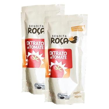 Imagem de Kit 2x: Extrato De Tomate Orgânico Sachê Bendita Roça 200g