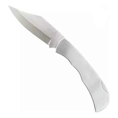 Imagem de Canivete Aço Inox Tipo Zebu Americano Com Presilha Trava De Segurança