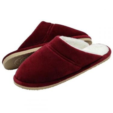 Imagem de Pantufa Pelúcia com Plush Solado Leve - Bordô - 37/38 - Puff, Bordô, 3