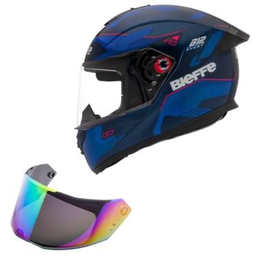 Imagem de Capacete Bieffe B12 Avant Rosa Moto + Viseira Camaleao (60)