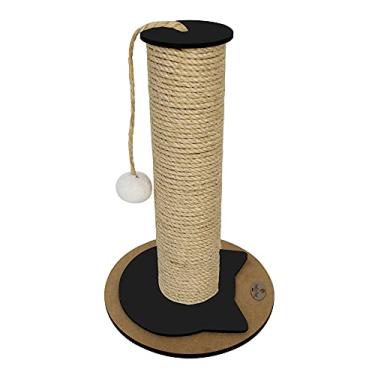 Imagem de Arranhador Barcelona Sisal Preto Hello Pet Único