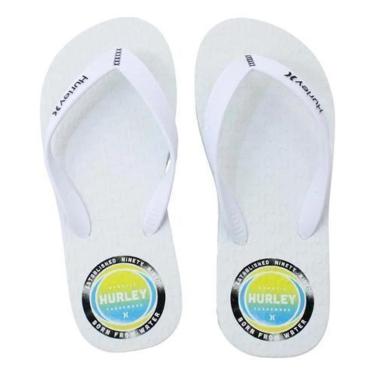 Imagem de Chinelo Hurley Branco Global Masculino-Unissex