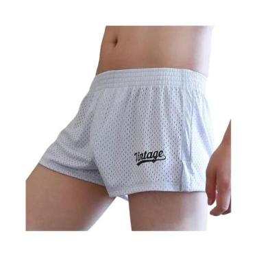 Imagem de Boxers masculinos de malha respirável, shorts casuais, shorts fitness 