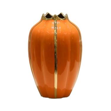 Imagem de Enfeite de vaso de cerâmica para quarto, mesa de jantar, arranjos de flores secas, decoração de casa, sala de estar, armário de TV, restaurante