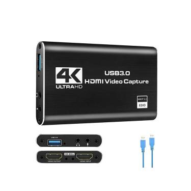 Imagem de Placa De Captura De Vídeo Externa HDMI Para USB 3.0 Com Áudio