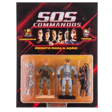 Imagem de Bonecos Articulados Sos Comandos Willie Go X Mattone C/ Acessórios - G