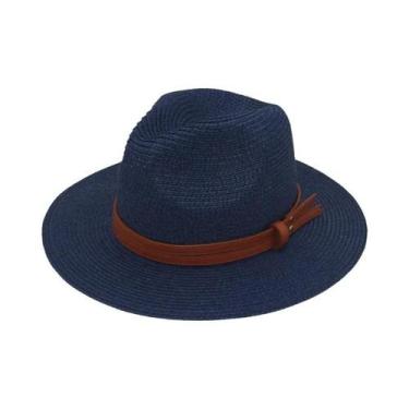 Imagem de Chapéu De Sol De Palha Feminino Para O Verão, Respirável, Estilo Panam