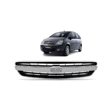 Imagem de Grade Radiador Meriva 2003 2004 2005 A 2012 Com Friso Primer - MJ
