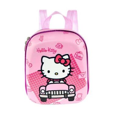 Imagem de Mochila Escolar Infantil de Costas Hello Kitty Rosa