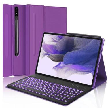 Imagem de Funda con Teclado SENGBIRCH para Samsung Galaxy Tab S7 FE/S8 Plus