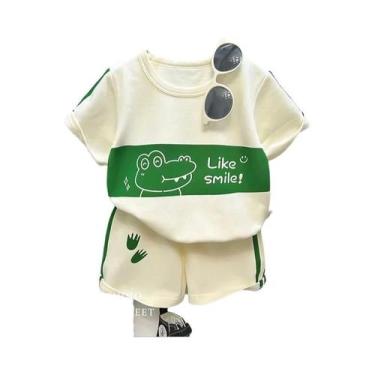 Imagem de Conjunto De Camiseta De Manga Curta E Calções Para Meninos De Verão Es