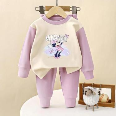 Imagem de Conjuntos De Pijamas De Manga Longa Para Meninas Outono 2025 Roupas Ca