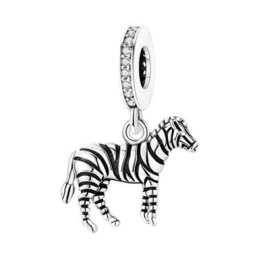Imagem de Pulseira Feminina De Prata Esterlina 925 Com Pingentes De Cachorro, Co