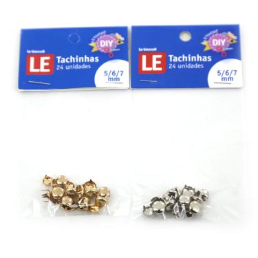 Imagem de Kit Tacha Skipe Rebit Redonda Metálica 5mm/6mm/7mm com 24 unidades