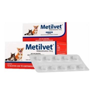 Imagem de Metilvet 10mg Anti-inflamatório - Vetnil