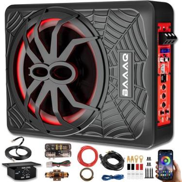 Imagem de Subwoofer Automotivo Baaaq 10" 1200W Ativo com LED RGB