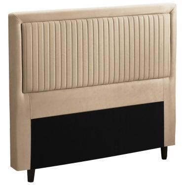 Imagem de Cabeceira para Cama Casal Dobuê Berlim em Tecido Velopus