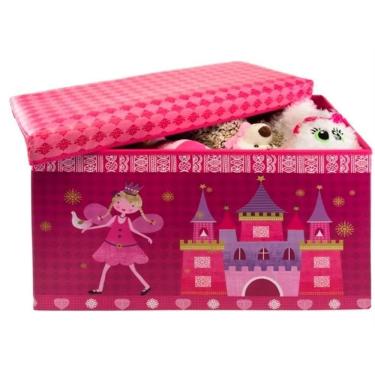 Imagem de Organizador Infantil Grande Porta Brinquedos Rosa