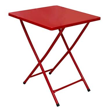 Imagem de Mesa Dobrável De Bar Restaurante Cozinha Aço Ferro