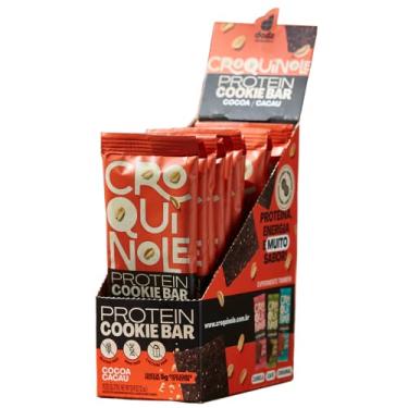 Imagem de Protein Cookie Bar de Cacau Sem Glúten Sem Lactose, 12 pacotes de 23g - Croquinole