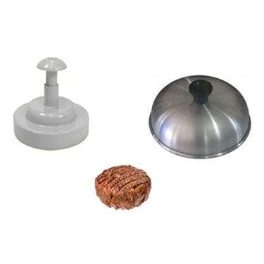 Imagem de Kit 1 Abafador Hambúrguer + 1 Modelador Hambúrguer Plástico