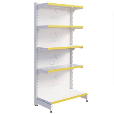 Imagem de Gôndola Fit Parede 1 Inicial 2,02m Farmácia Comercial - Amapá