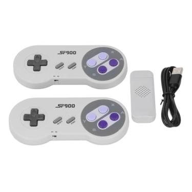 Imagem de Dois Controladores Sem Fio Com Slot para Cartão de Memória, Plug and Play Retro Game Stick, Design Ergonômico para Jogos Confortáveis