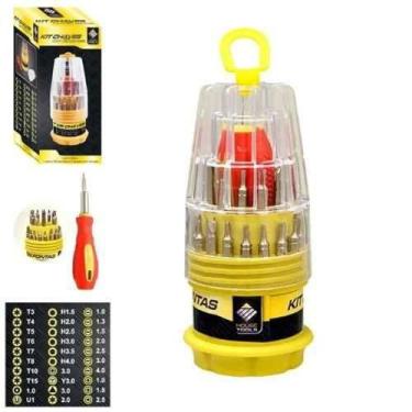 Imagem de Kit Com 31 Chaves De Precisão Fenda Alen Torx Philips Y 4002 - Dotcell