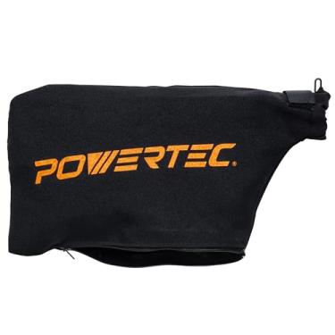 Imagem de POWERTEC 75081 Bolsa de substituição para serra de esquadria/serra de esquadria | Serve para portas de poeira nominais de 3,8 cm, expande para 3,5 cm, pacote com 1