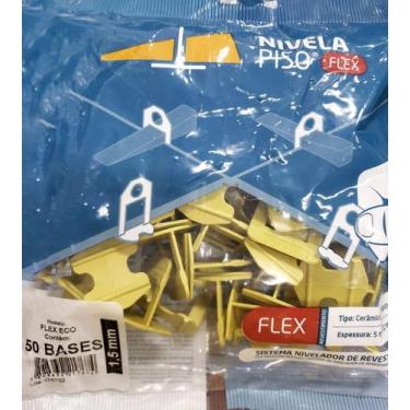 Imagem de Espaçador nivelador 1,5mm FLEX ECO pacote c/ 50pçs para cunha larga - 