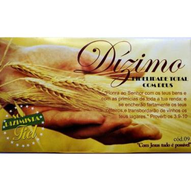 Imagem de Envelope De Dizimo Fidelidade Total Com Deus 100 Unidades Codigo 09 - 