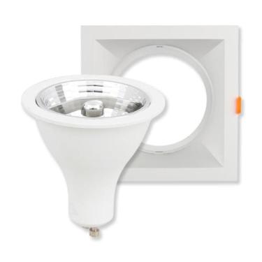 Imagem de Spot Embutir Antiofuscante Branco Lâmpada Dimerizável 4.8W - Gaya
