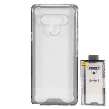 Imagem de CELZEN - Para LG Stylo 6 LM-Q730 (2020) - Capa de telefone com almofada de ar TPU híbrida, capa de telefone, protetor de telefone - AC4 Smoke