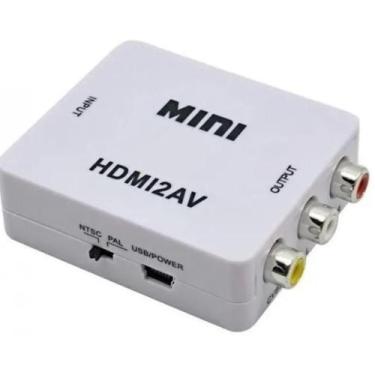 Imagem de Conversor Hdmi P/  AV Rca 3rca HDMI2AV - Full HD