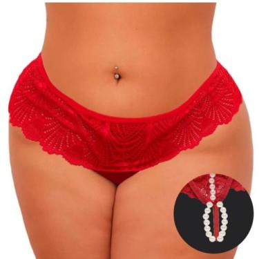 Imagem de Calcinha Plus Size Tailandesa Master Tallyta - Yaffa, Vermelho