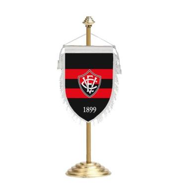 Imagem de Bandeira Flâmula De Mesa Do Vitória - BC ARTS ESPORTIVOS ME, Preto, Ve