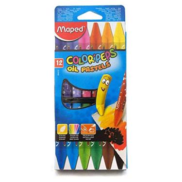 Imagem de Giz Pastel, Maped, Color Peps Oil Pastels, 864010, 12 Cores