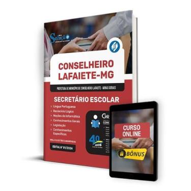 Imagem de Apostila Prefeitura de Conselheiro Lafaiete - MG 2024 - Secretário Esc