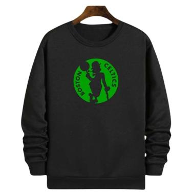 Imagem de Blusa Moletom Gola Basquete Boston Celticss Basketball