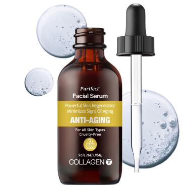 Imagem de Sérum facial Purifect, colágeno antienvelhecimento, 60 ml com vitamina E