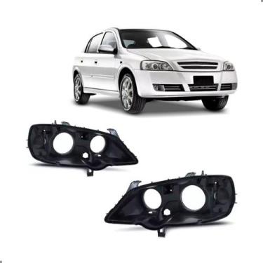 Imagem de Par Carcaça Farol Astra 1998 1999 2000 2001 2002 - SP ACESSÓRIOS