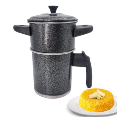 Imagem de Cuscuzeira Pequena Individual Nordestina Craqueado Nº 10 – Tradição e Sabor na Sua Cozinha!