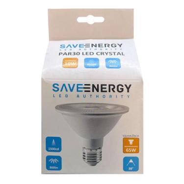 Imagem de Lâmpada de Led PAR30 10W 6500K 38 E27 Bivolt - Save Energy - SE-115.14
