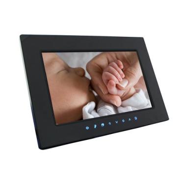 Imagem de Edge Moldura digital EDGDM-219604-PE de alta resolução de 25 cm com leitor de MP3 sem fio