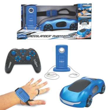 Imagem de LEXiBOOK, Crosslander Phantom RC, Remote Control Racing car with Smoke Jets, up to 15 km/h, Drift Mode, Classic and Gesture Remote Control, Sound and Light Effects, Blue, RC65